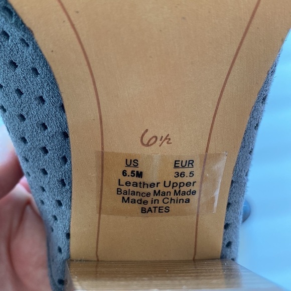 Sam Edelman mules womens 6.5 Stormy Bates blue suede shoes - Picture 4 of 5